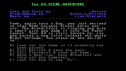 Play <b>64-Scene-Adventure, The</b> Online